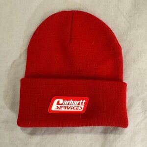 Red Carhartt WIP Beanie